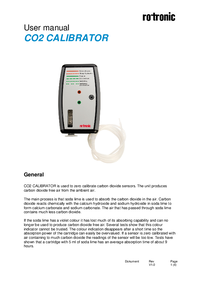 Thumbnail of document CO2 Calibrator manual 1990